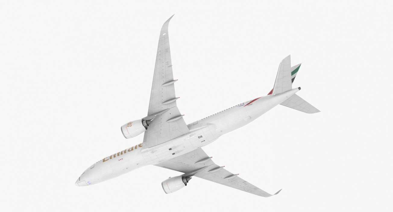 Airbus A350-900 Emirates Air Line Rigged 3D Model 3D model