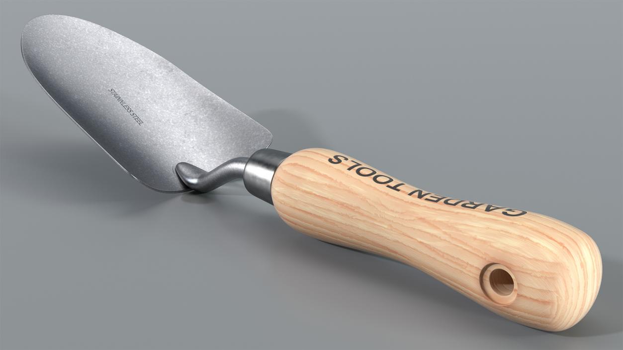 Garden Hand Spade 3D