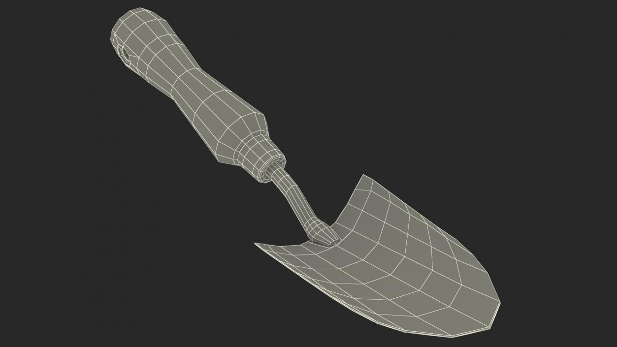 Garden Hand Spade 3D