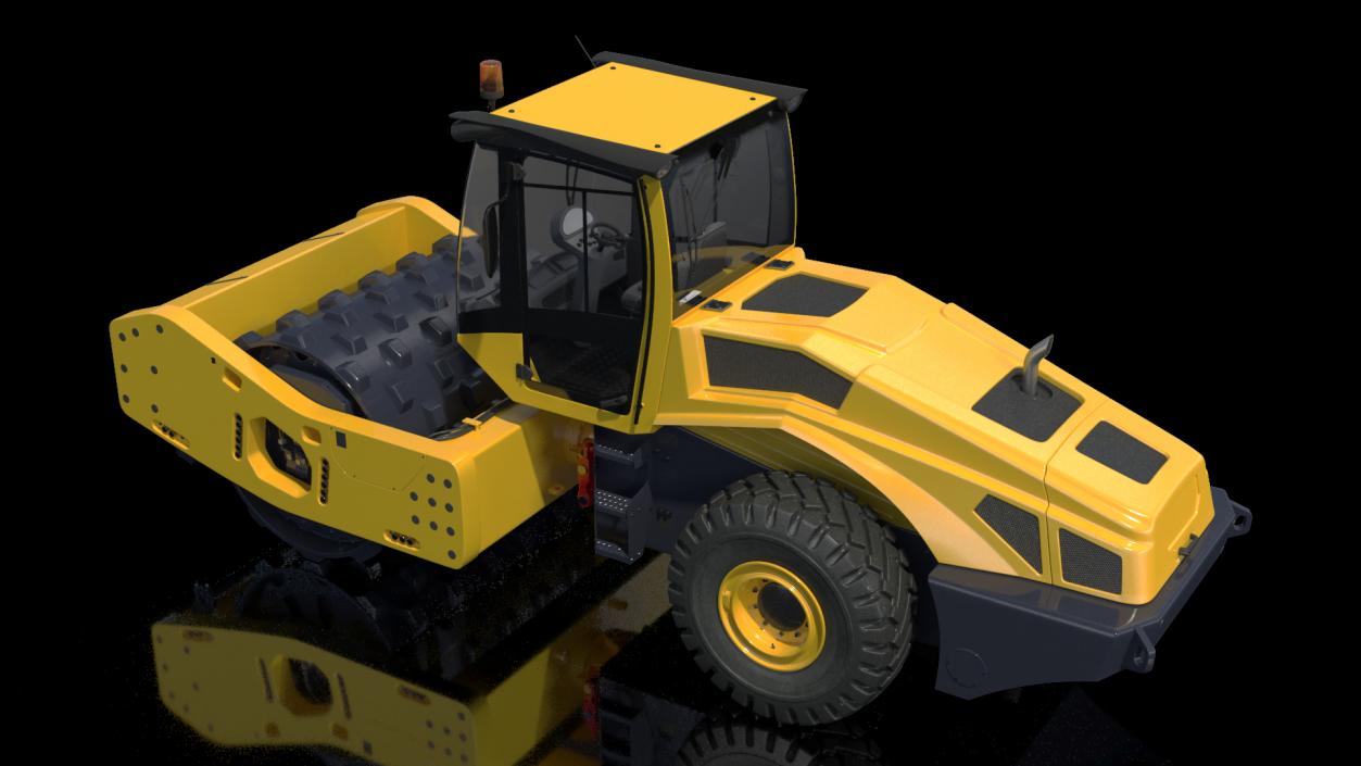 3D model Soil Roller Compactor New