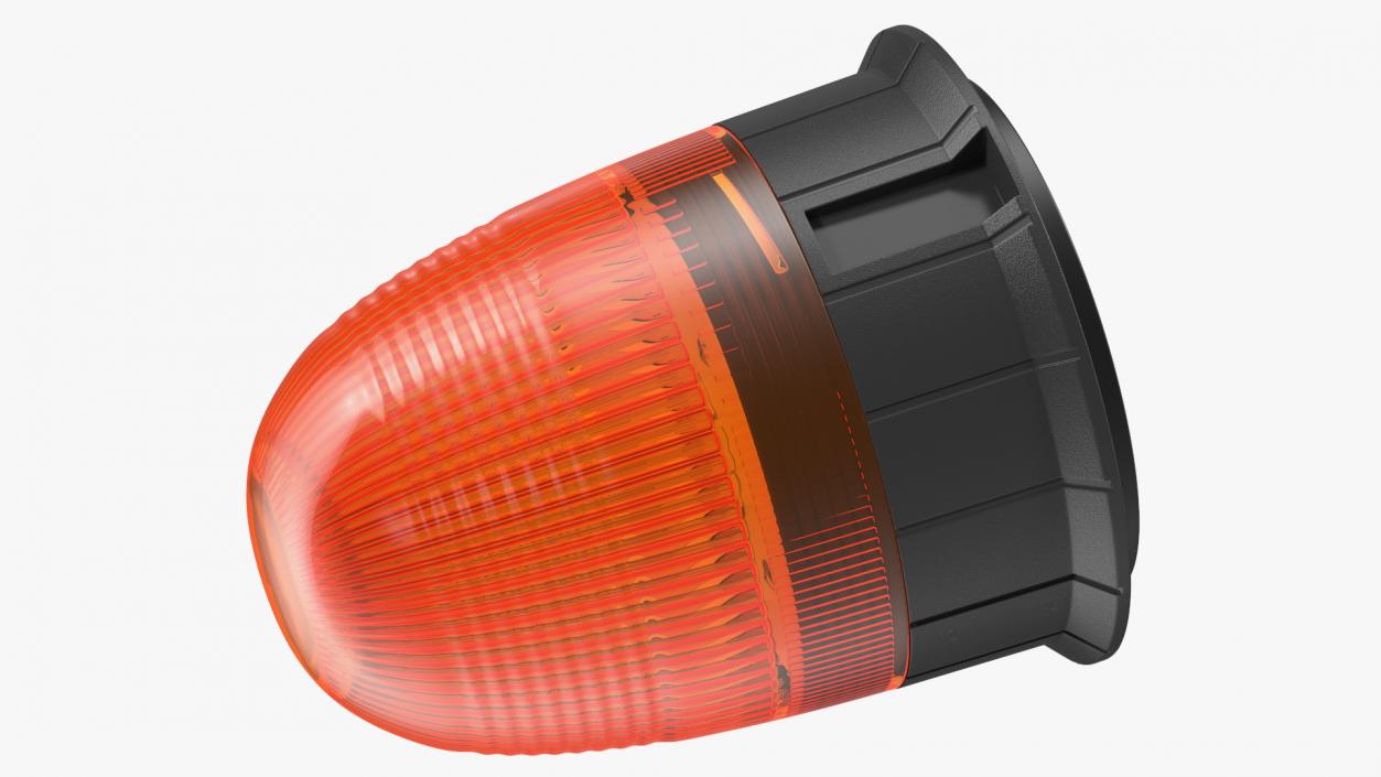 Magnetic Orange Flashing Beacon Light 3D