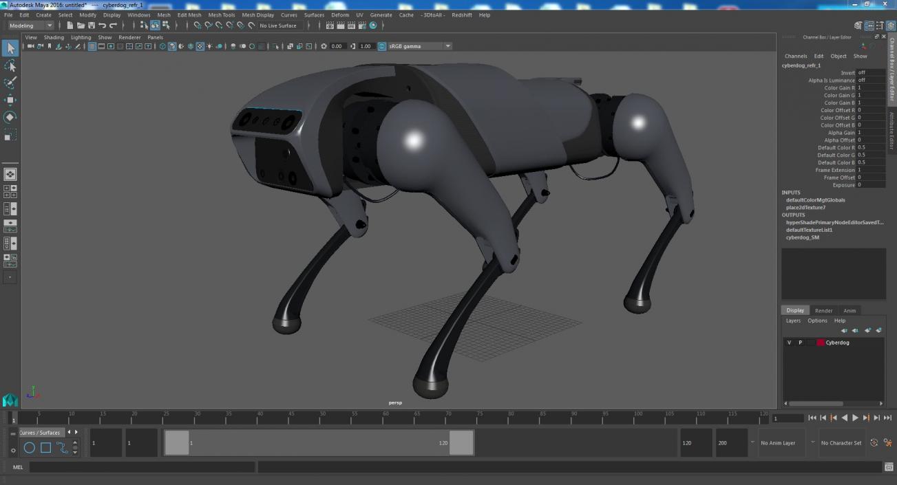 3D model Cyberdog