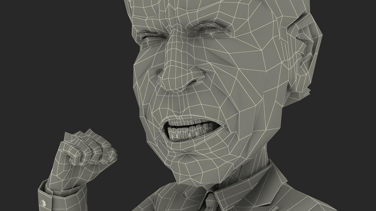 3D model Cartoon Joe Biden Speaker Pose