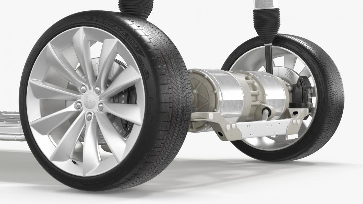 3D Electric Vehicle Chassis and Battery Pack