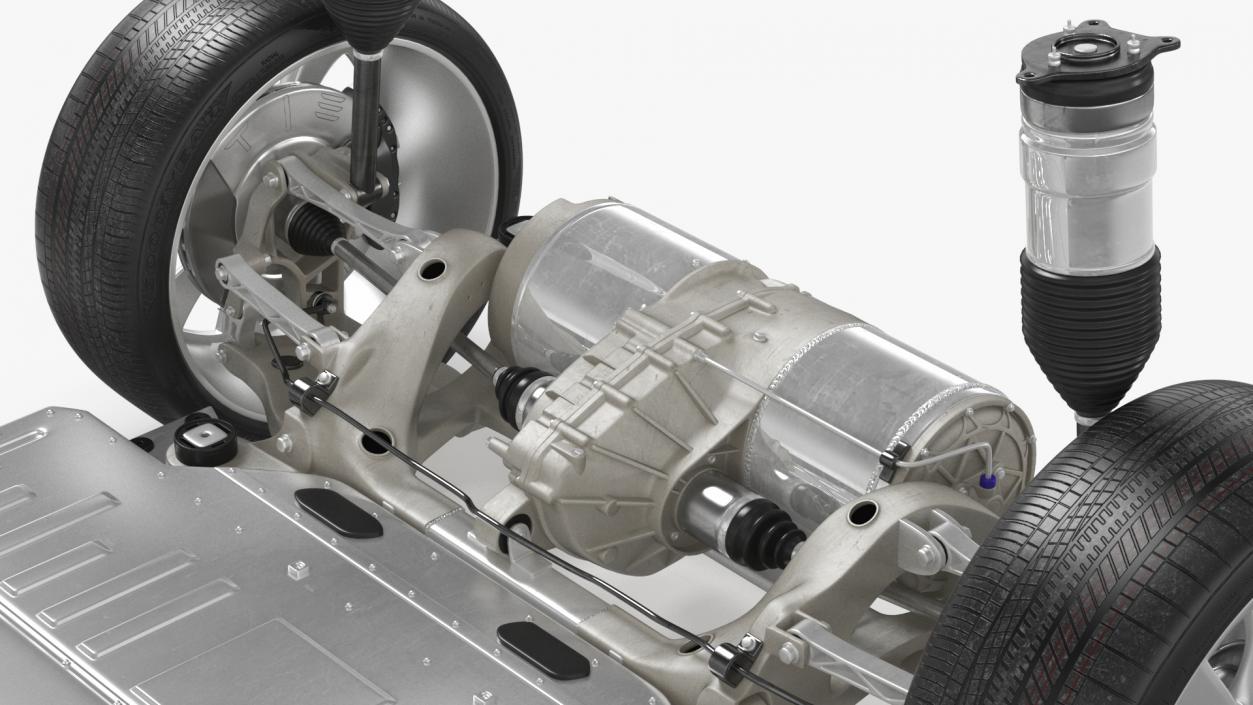 3D Electric Vehicle Chassis and Battery Pack