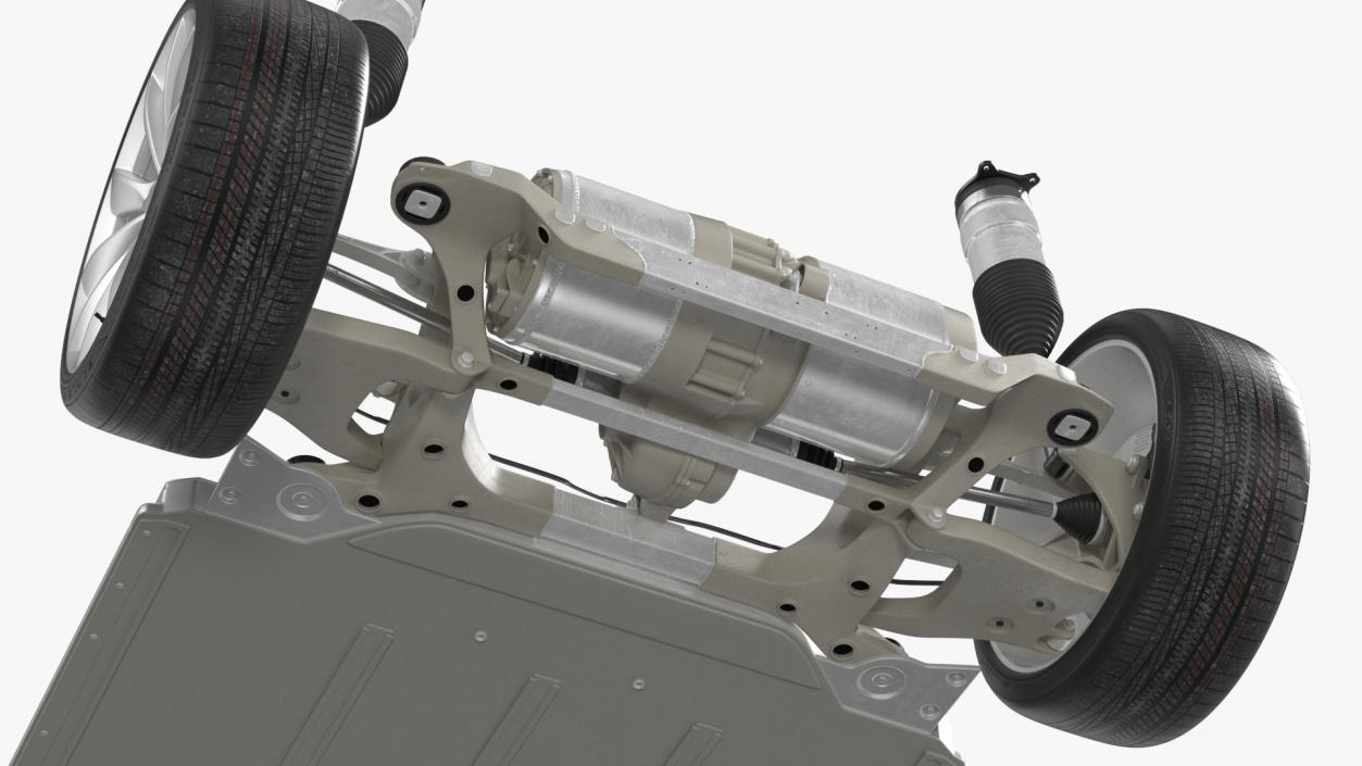 3D Electric Vehicle Chassis and Battery Pack