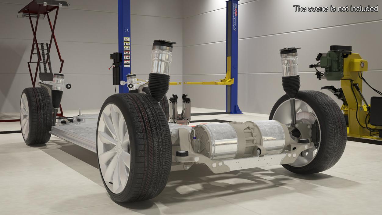 3D Electric Vehicle Chassis and Battery Pack