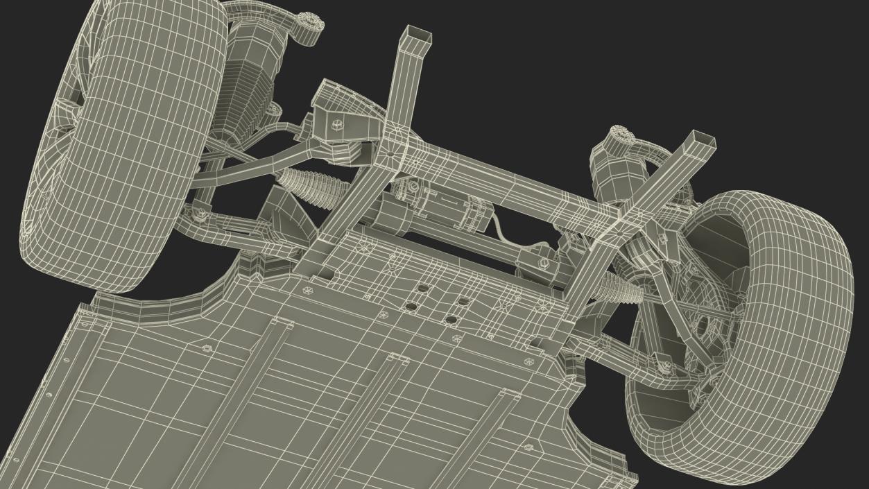 3D Electric Vehicle Chassis and Battery Pack