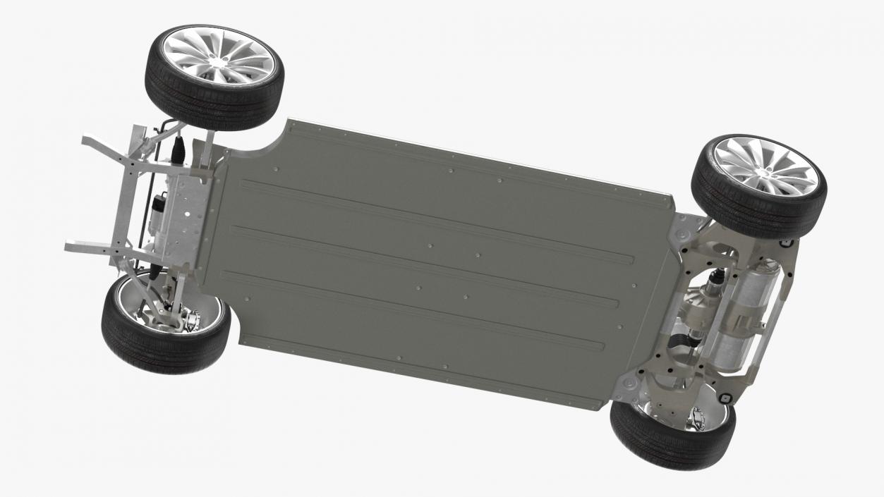 3D Electric Vehicle Chassis and Battery Pack