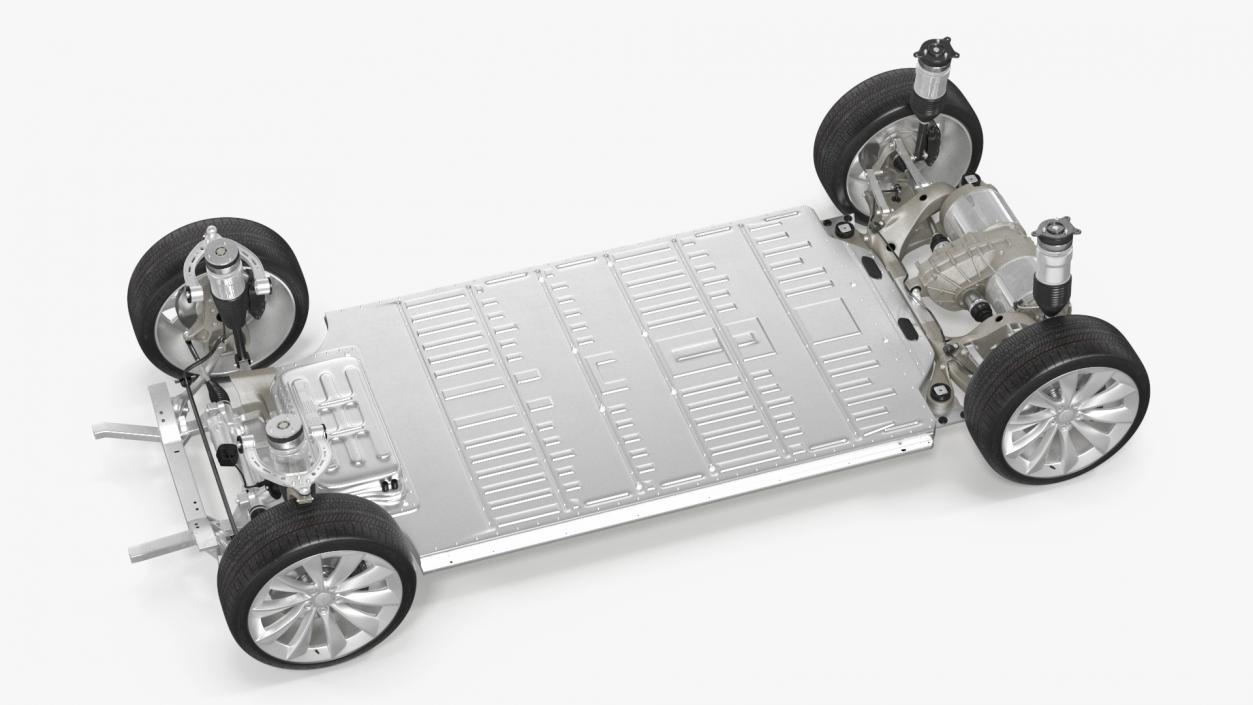 3D Electric Vehicle Chassis and Battery Pack