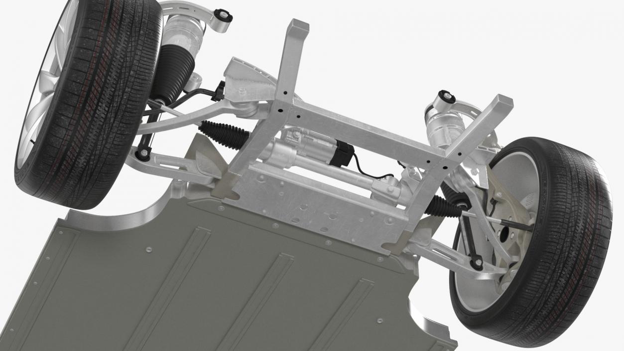 3D Electric Vehicle Chassis and Battery Pack