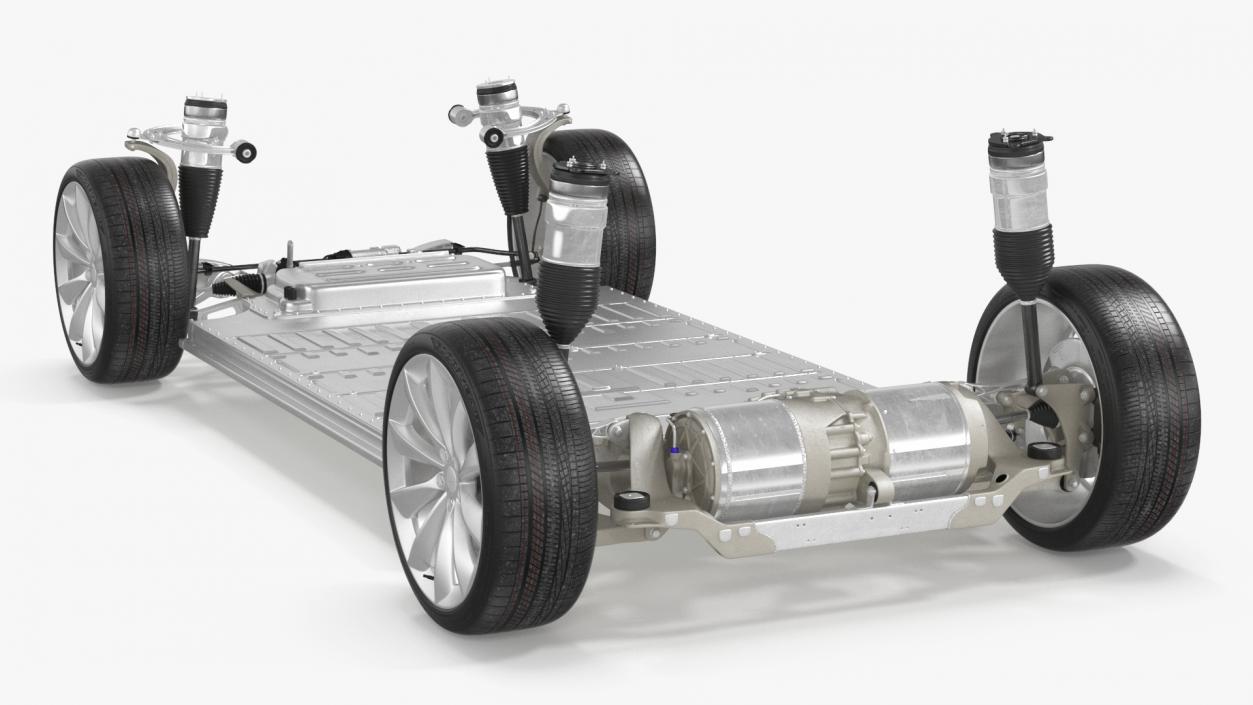 3D Electric Vehicle Chassis and Battery Pack