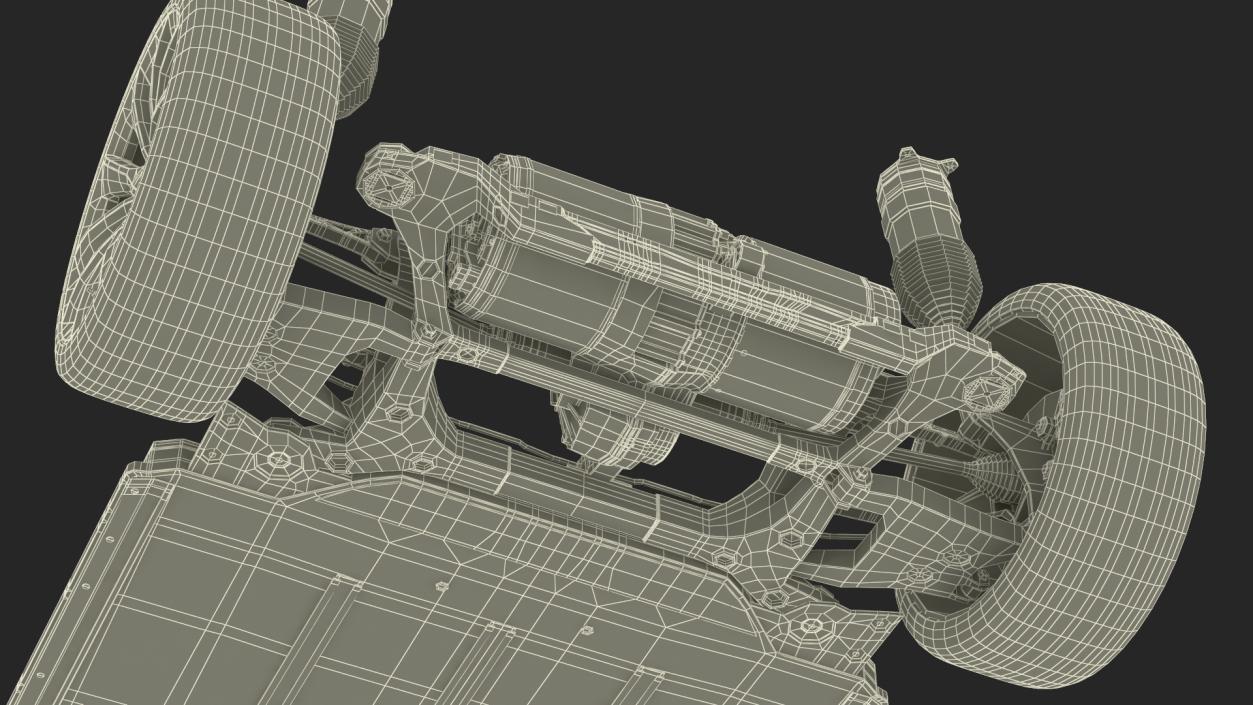 3D Electric Vehicle Chassis and Battery Pack