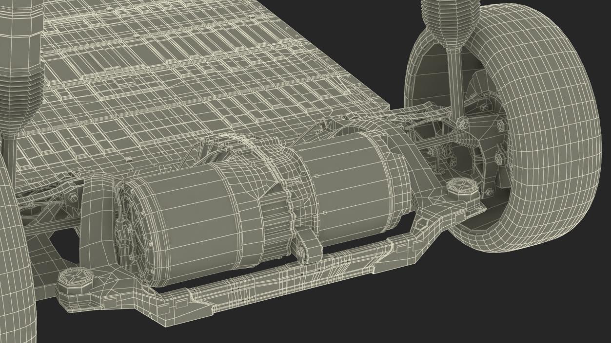 3D Electric Vehicle Chassis and Battery Pack