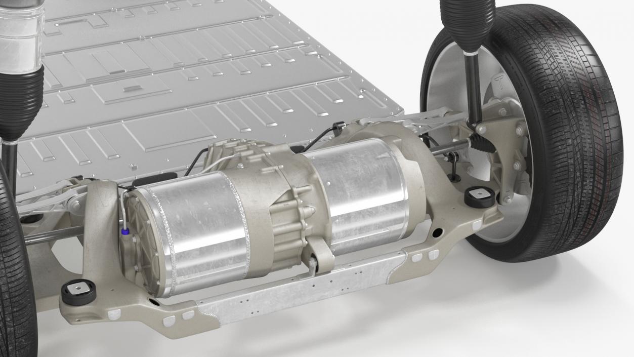 3D Electric Vehicle Chassis and Battery Pack