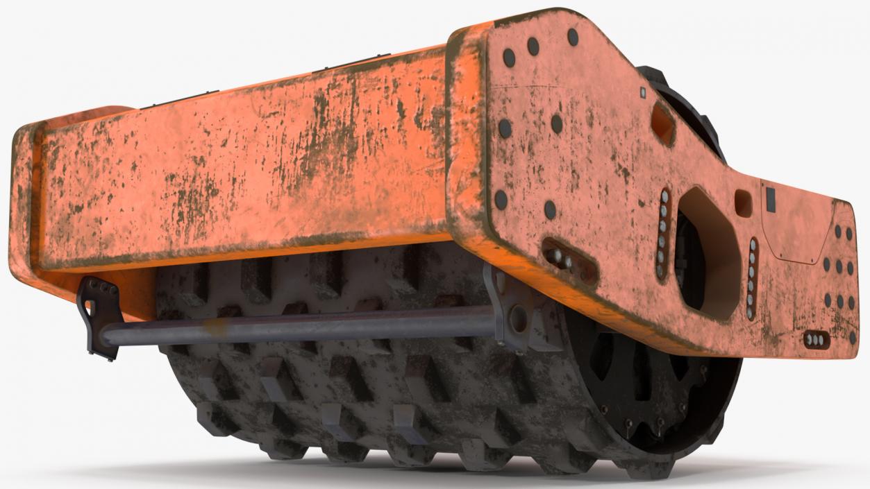 3D Soil Roller Barrel model