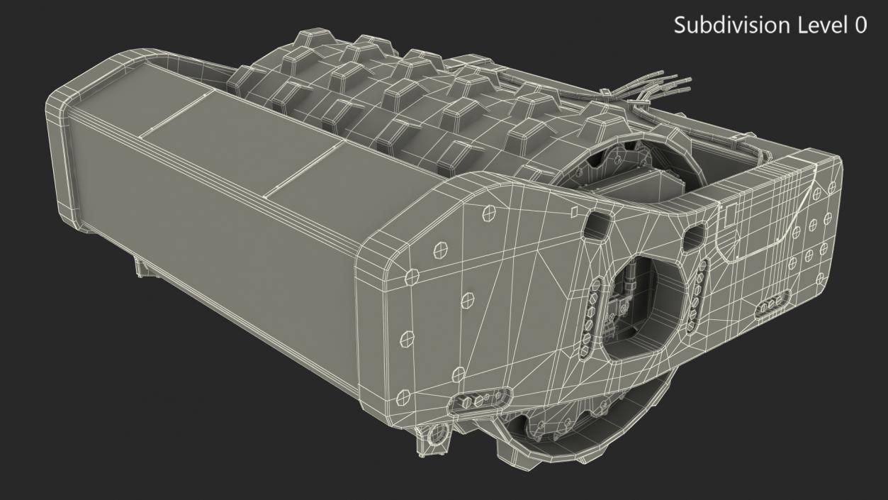 3D Soil Roller Barrel model