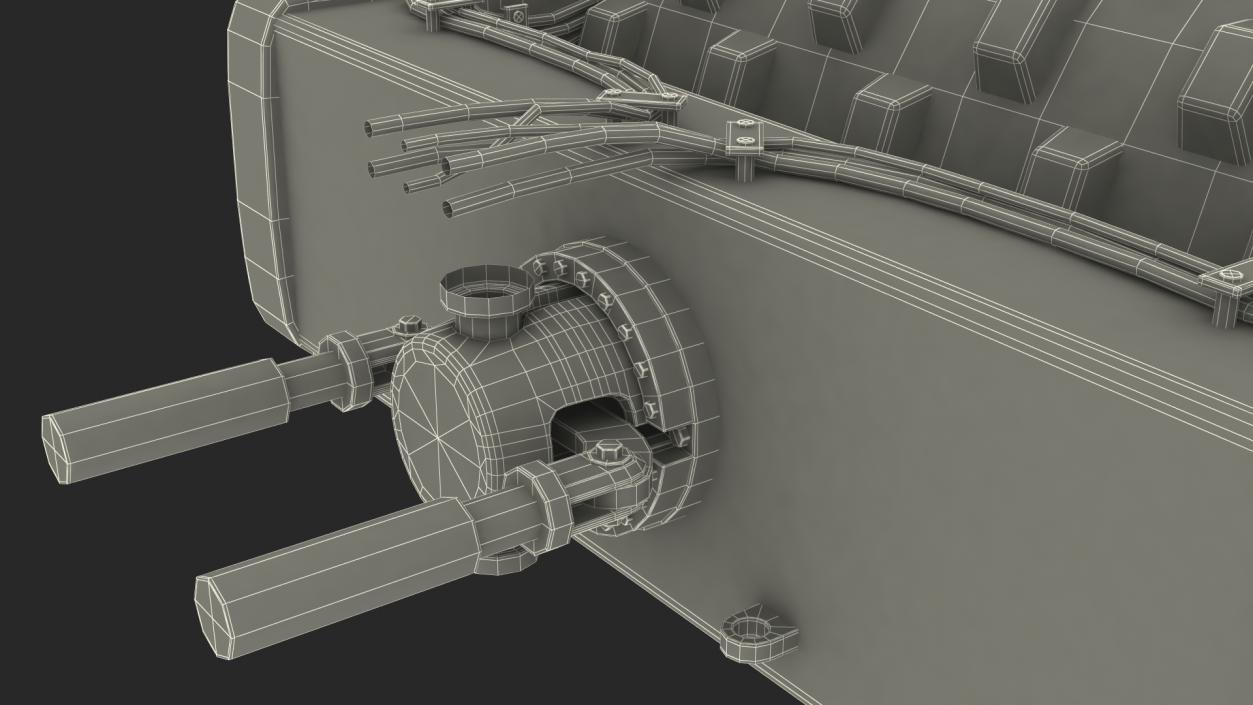 3D Soil Roller Barrel model