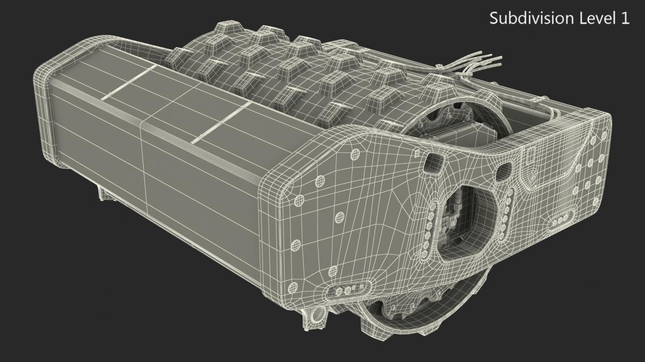 3D Soil Roller Barrel model