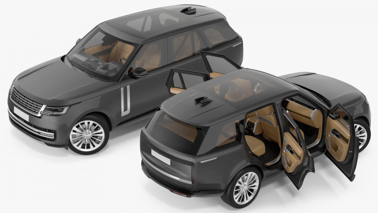 3D Luxury European SUV Rigged