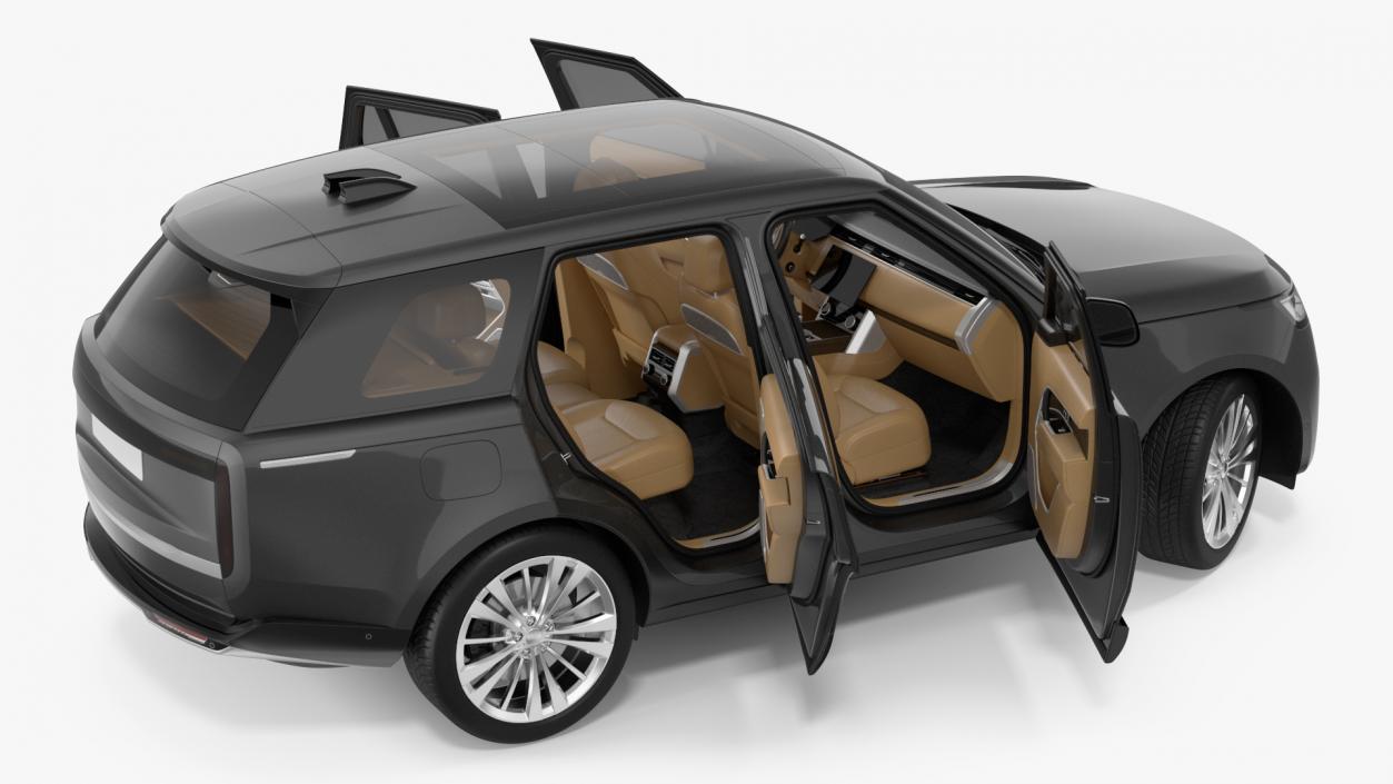 3D Luxury European SUV Rigged