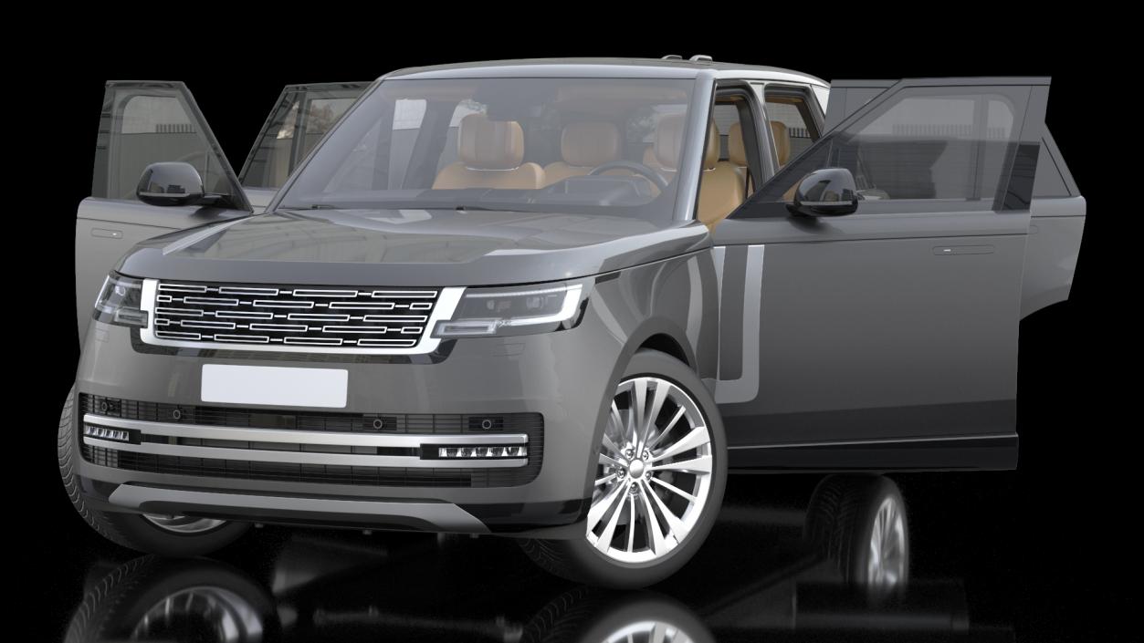 3D Luxury European SUV Rigged