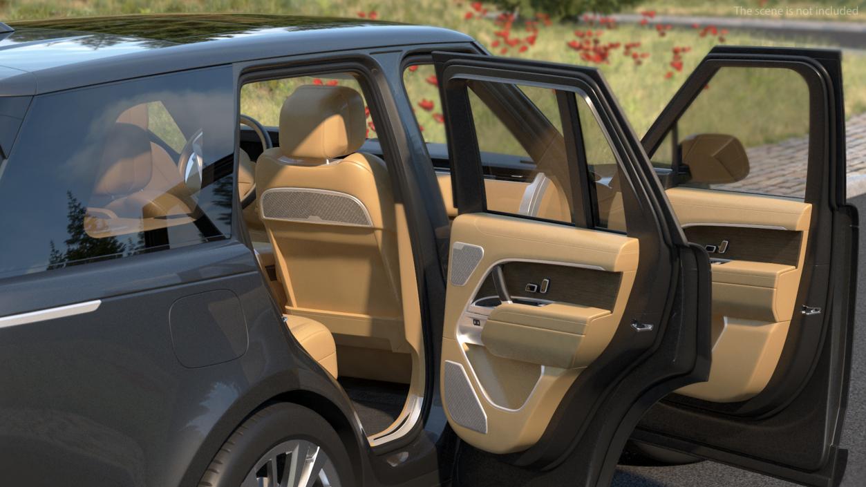 3D Luxury European SUV Rigged