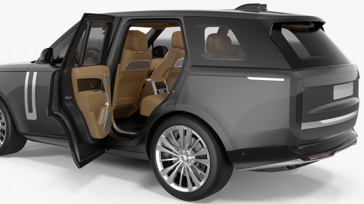 3D Luxury European SUV Rigged