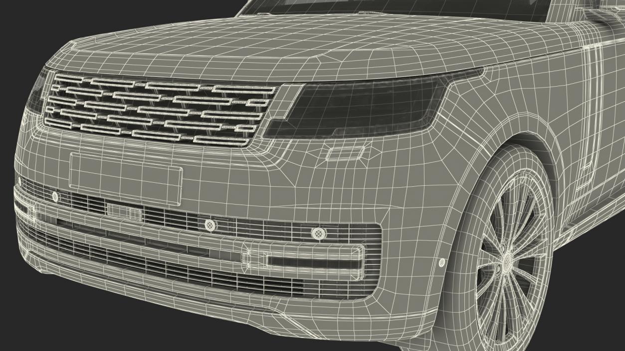 3D Luxury European SUV Rigged