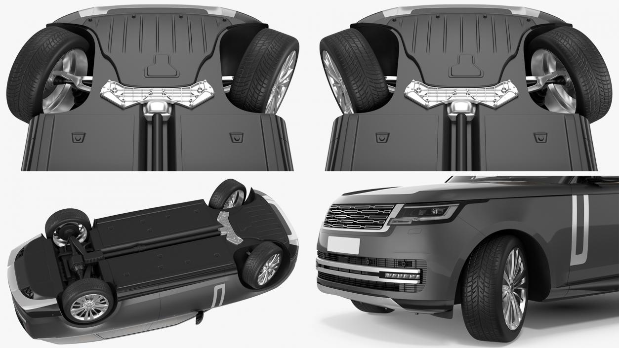 3D Luxury European SUV Rigged