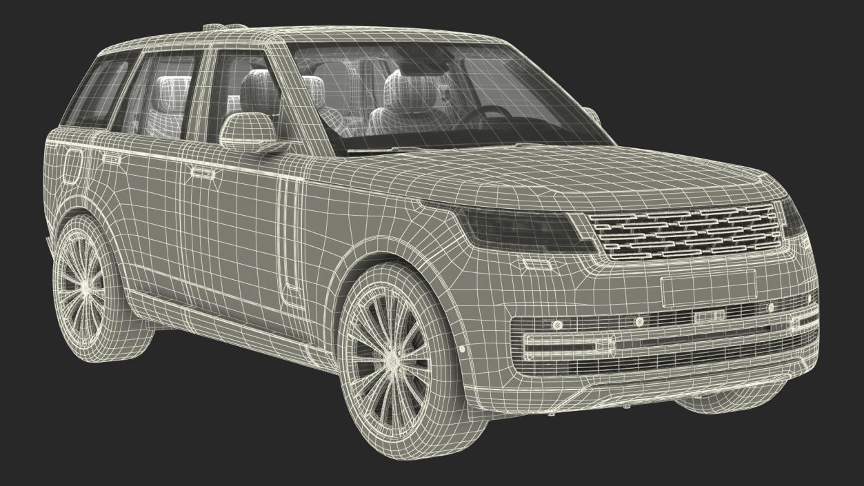 3D Luxury European SUV Rigged