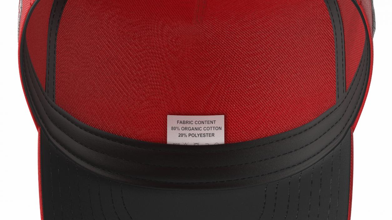 Trump Baseball Cap Red 3D