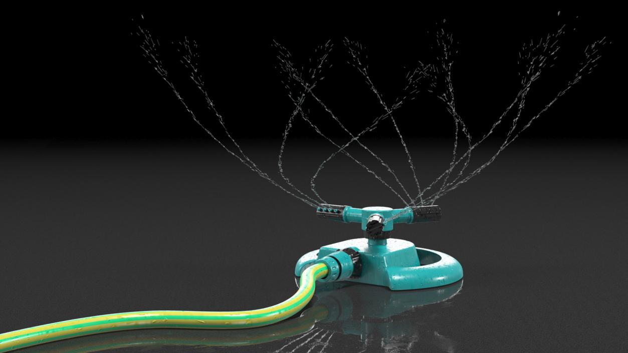 3D Garden Lawn Sprinkler with Trickles Water