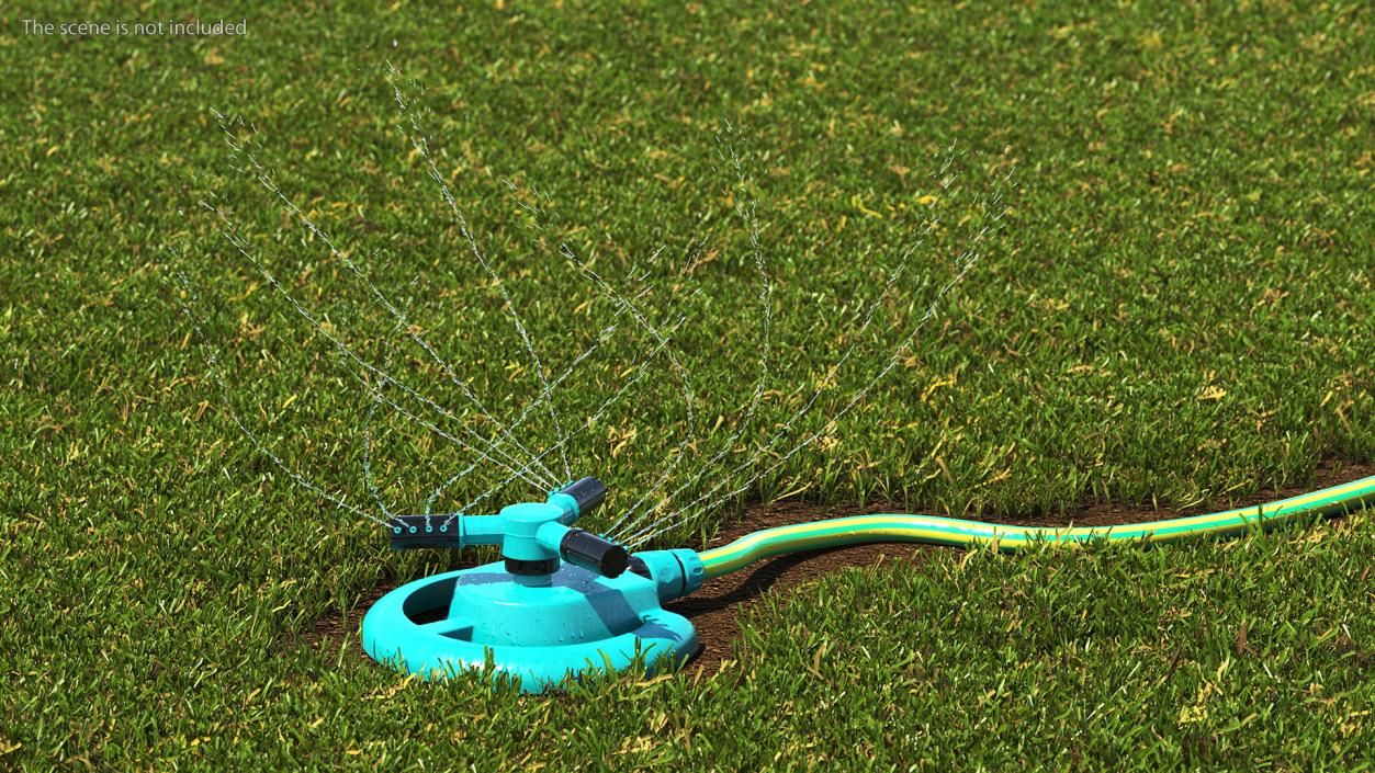 3D Garden Lawn Sprinkler with Trickles Water