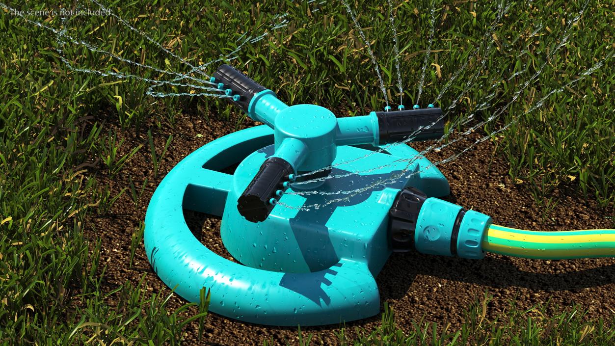 3D Garden Lawn Sprinkler with Trickles Water