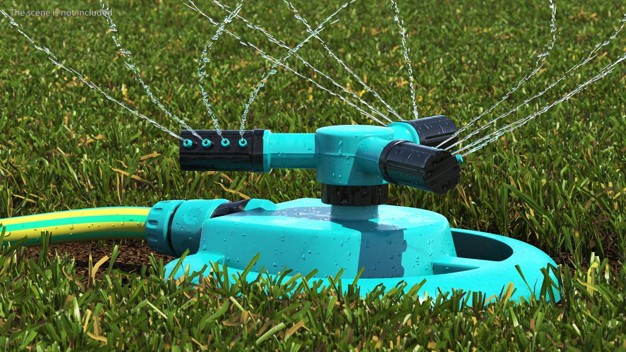 3D Garden Lawn Sprinkler with Trickles Water