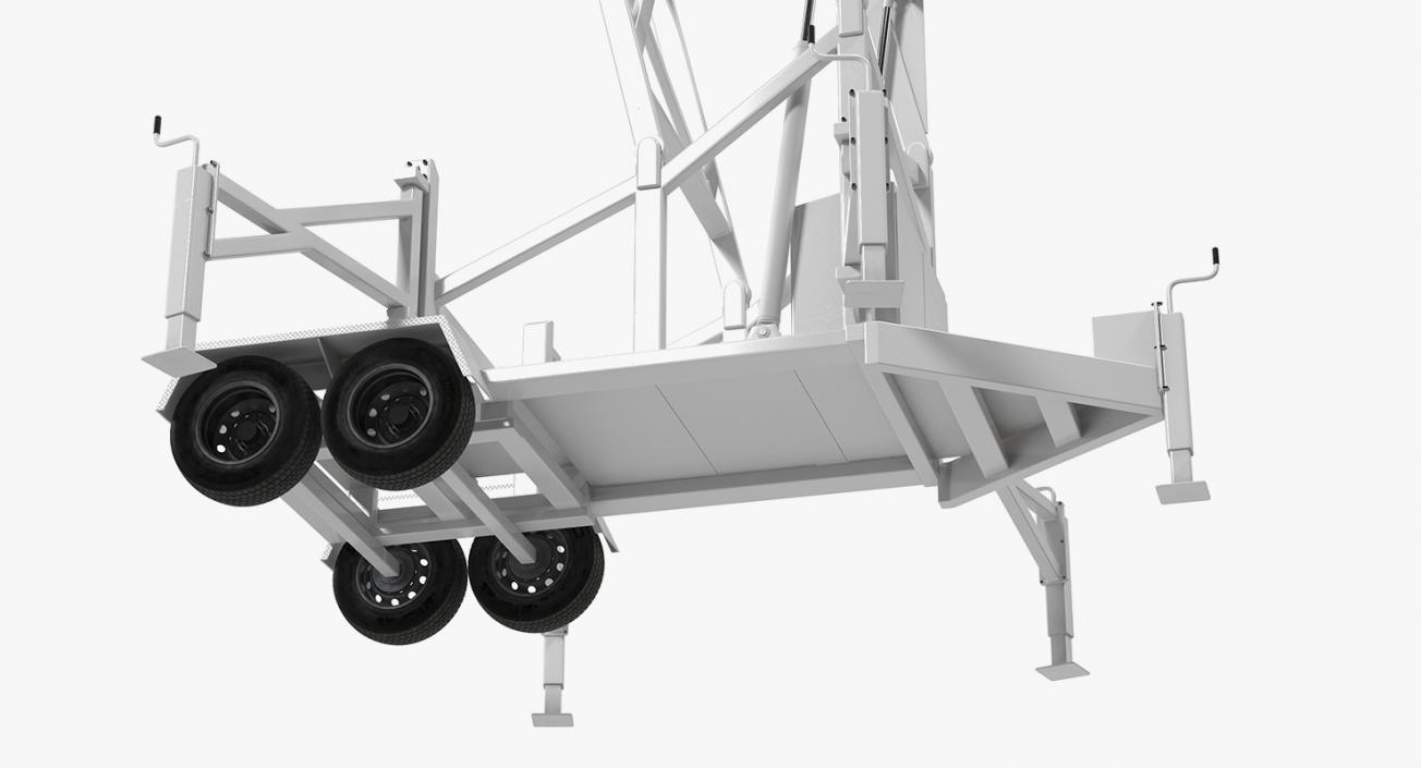 3D model Mobile Surveillance Tower