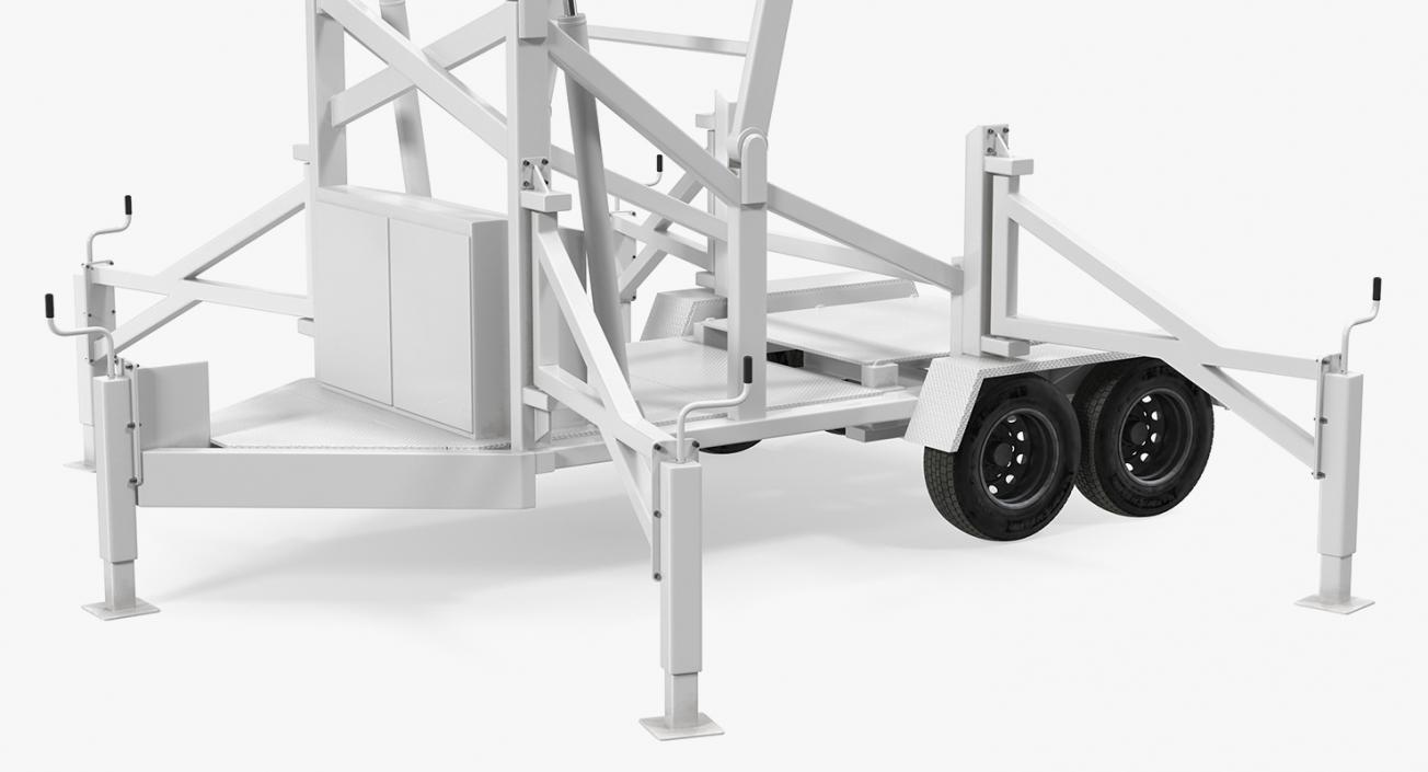 3D model Mobile Surveillance Tower