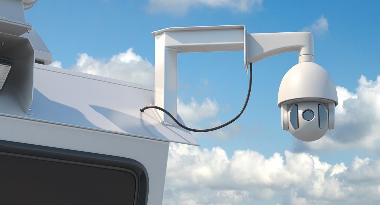 3D model Mobile Surveillance Tower