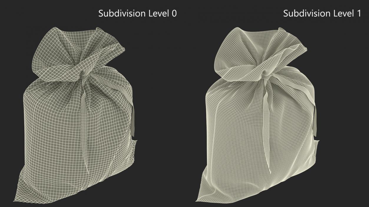 3D model Money Bag with Pound Sign