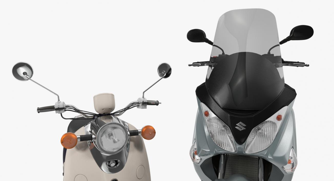 3D model Scooter Motorcycles Collection