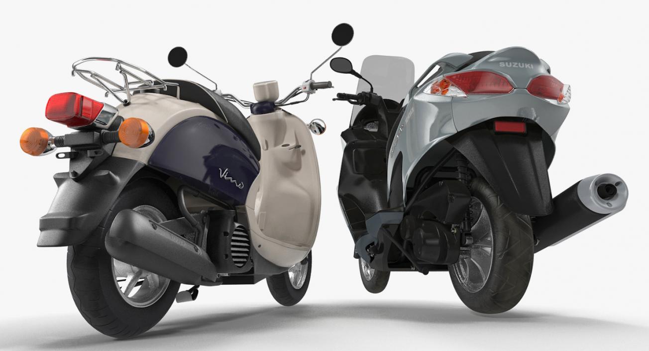 3D model Scooter Motorcycles Collection