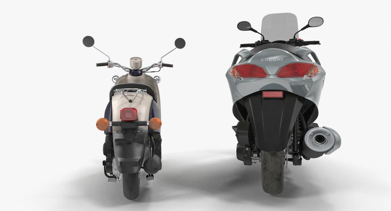 3D model Scooter Motorcycles Collection