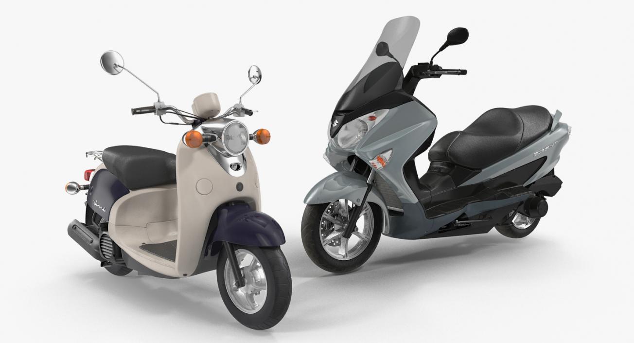 3D model Scooter Motorcycles Collection