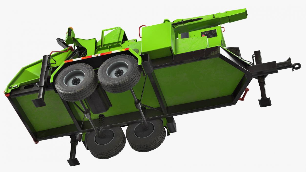 Mobile Wood Grinder 3D model