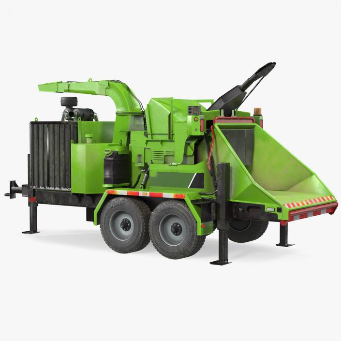 Mobile Wood Grinder 3D model