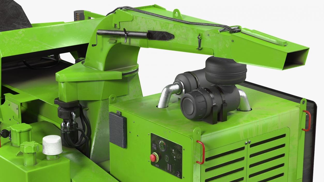 Mobile Wood Grinder 3D model