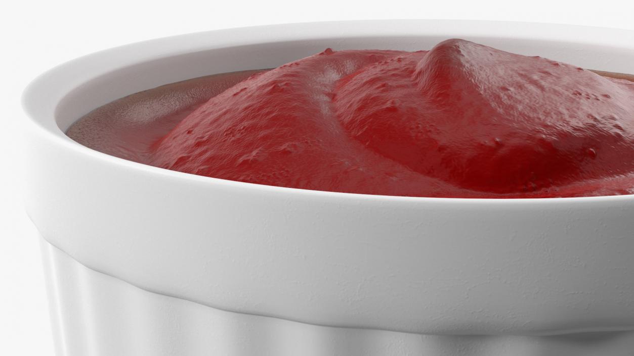 3D Tomato Ketchup In Gravy Boat model