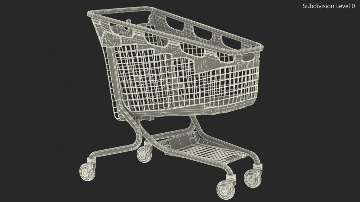 3D model Araven Shopping Cart LOOP 210L