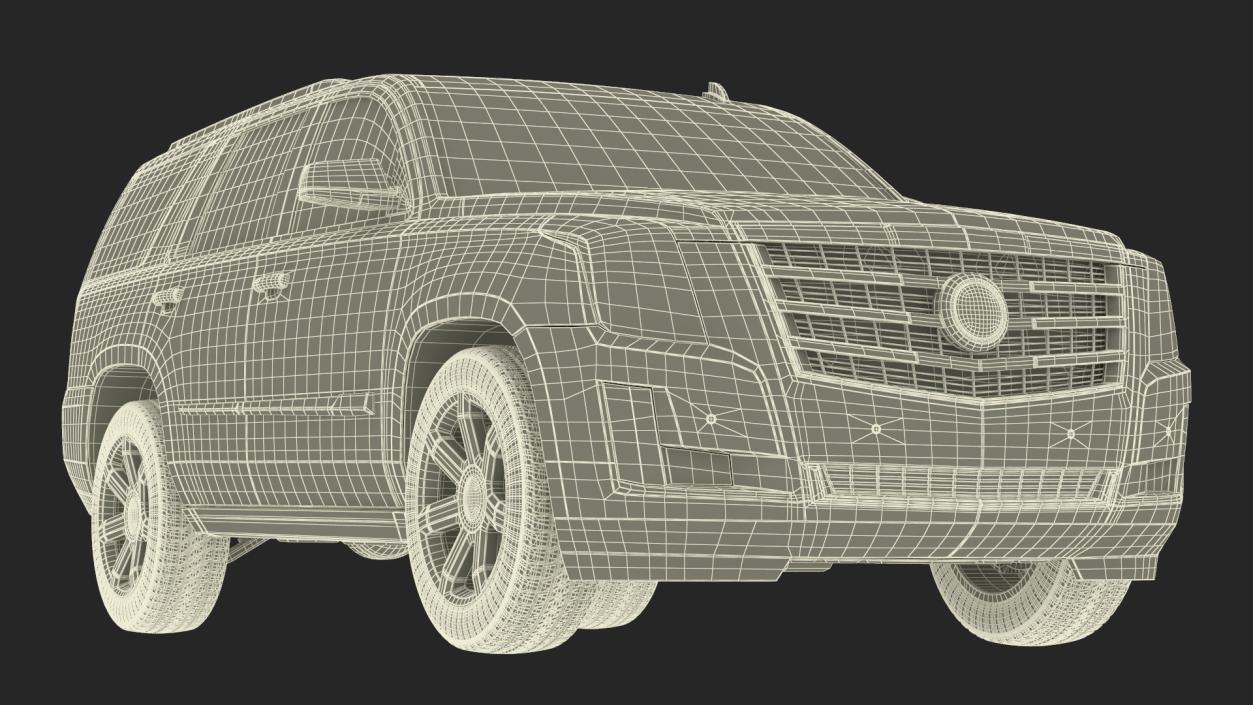 3D Cadillac Escalade SUV